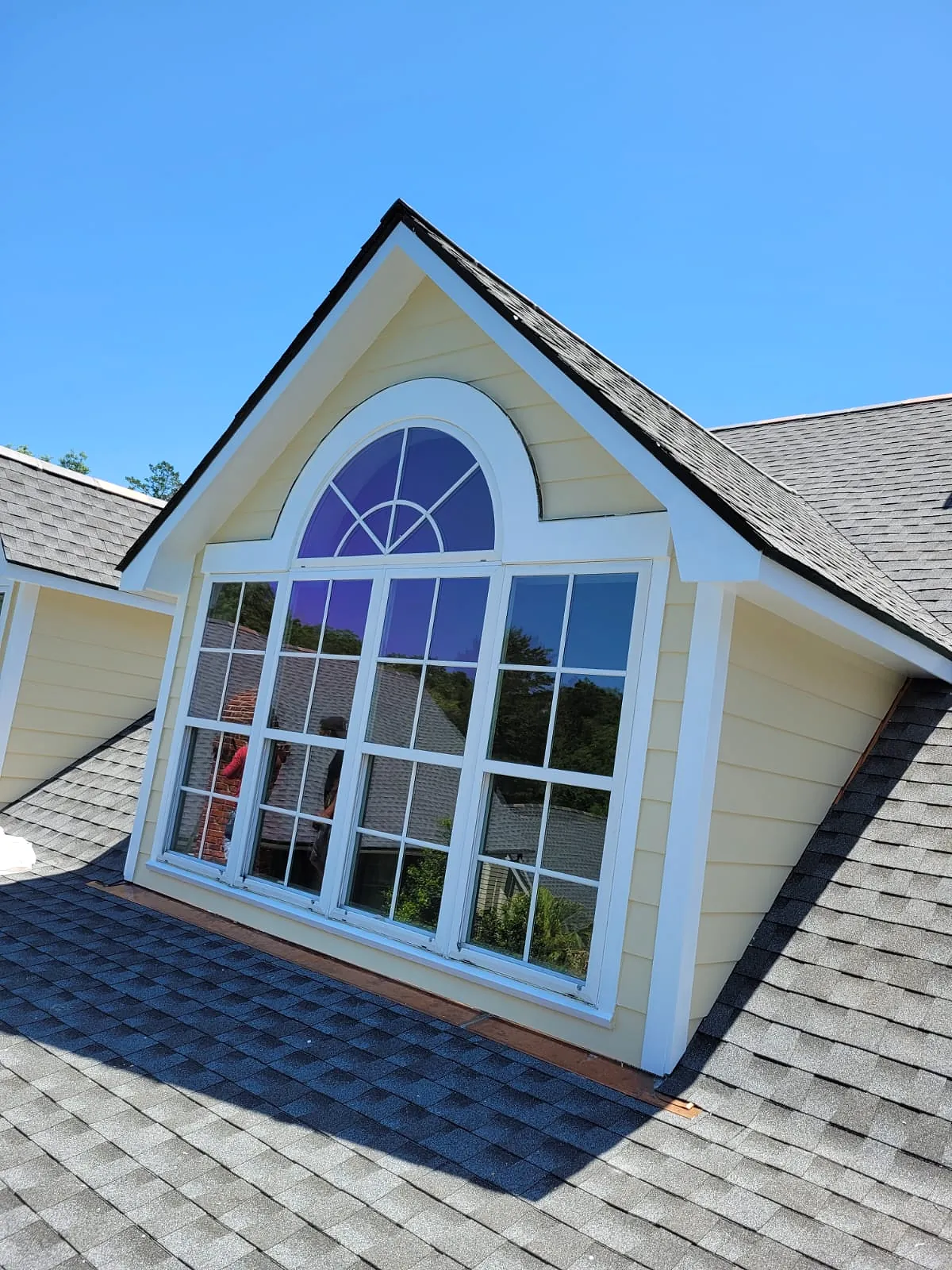 Dormer with an arched window