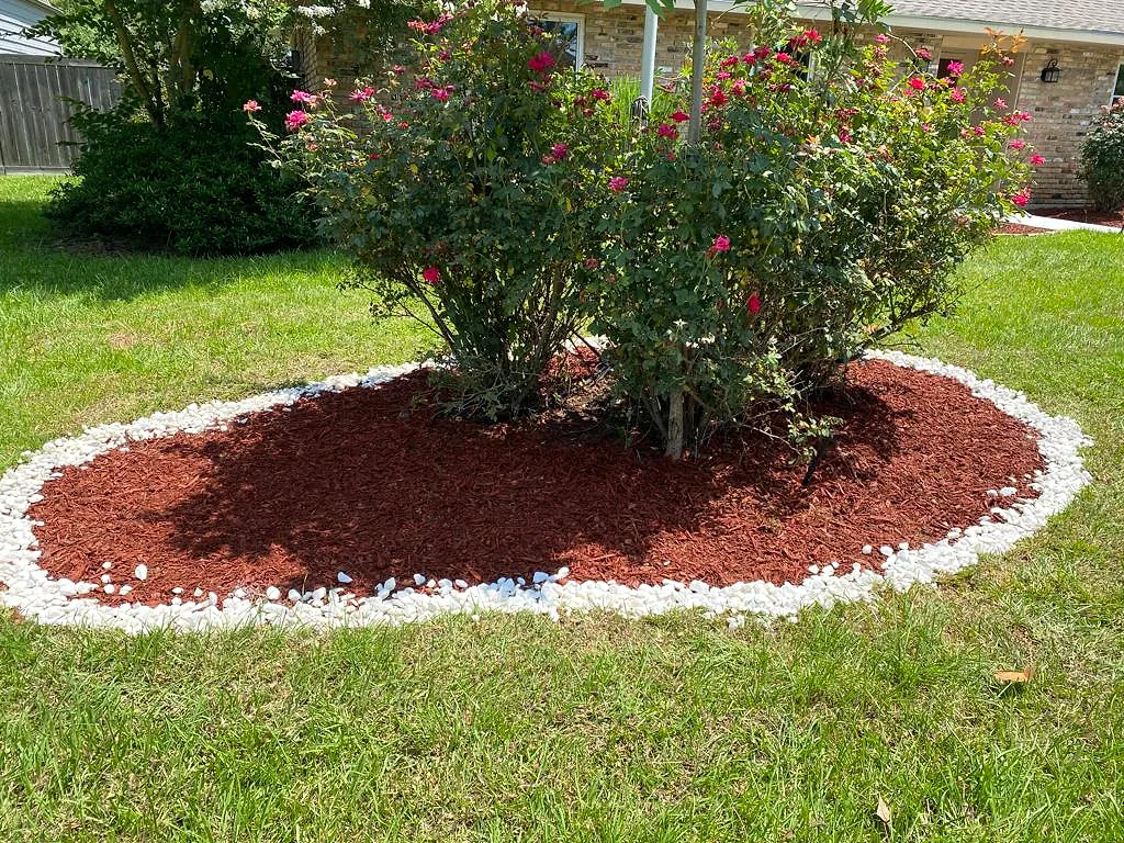 Mulch island